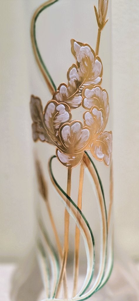 Art nouveau glazen vaas "Legras'", Antiek en Kunst, Antiek | Vazen, Ophalen of Verzenden