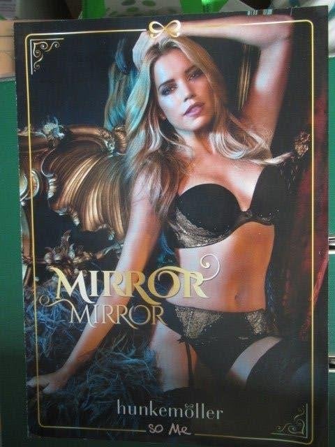Hunkemöller "Mirror Mirror" catalogus Silvie Meis Sylvie, Folder, Ophalen of Verzenden, Zo goed als nieuw, Hunkemöller