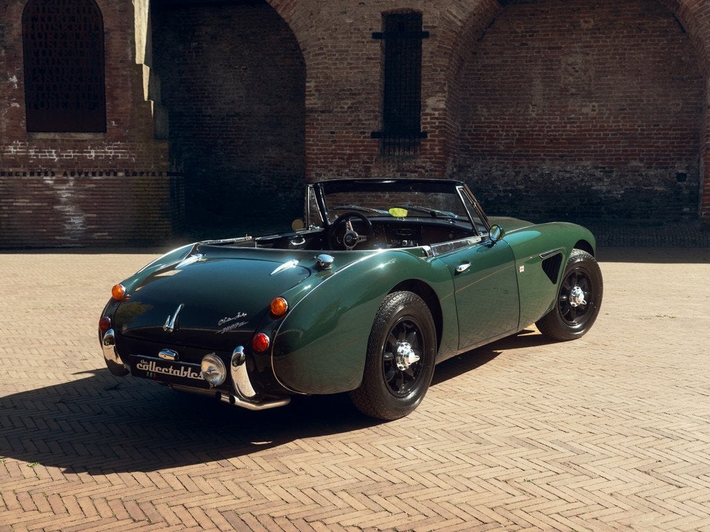 Austin Healey 3000 Mk 3 Rally (bj 1967), Auto's, Oldtimers, Austin, Zwart, Cabriolet, Leder