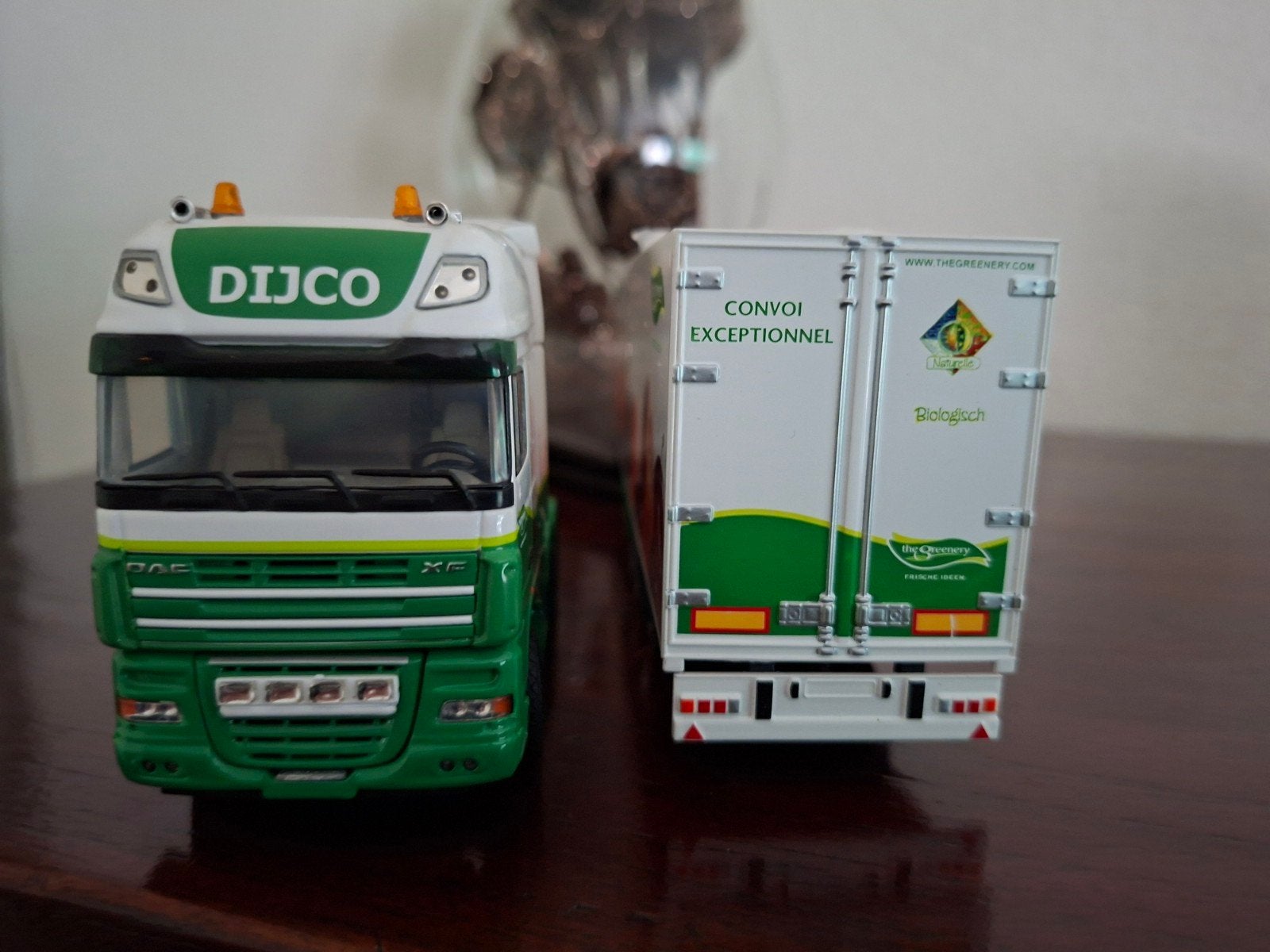 tekno Daf XF van Dijco, Hobby en Vrije tijd, Modelauto's | 1:50, Ophalen of Verzenden, Zo goed als nieuw, Bus of Vrachtwagen, Tekno