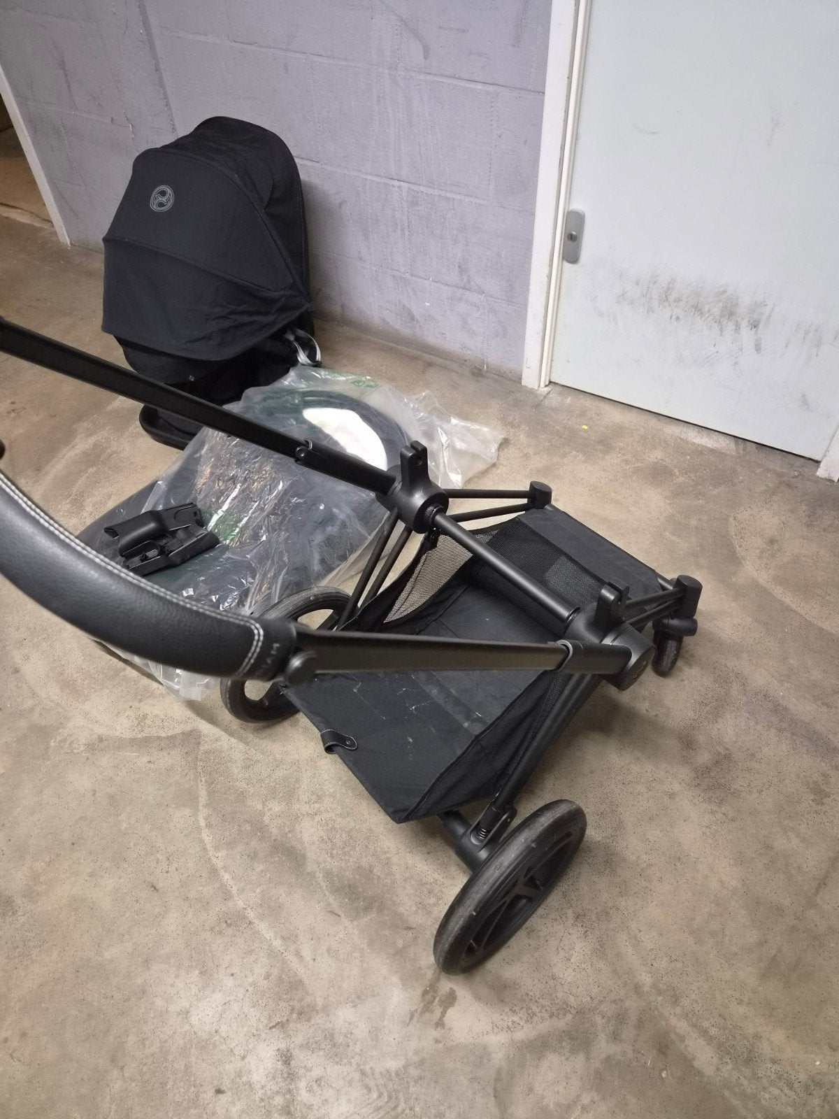 Cybex priam kinderwagen zwart, Ophalen, Gebruikt, Overige merken