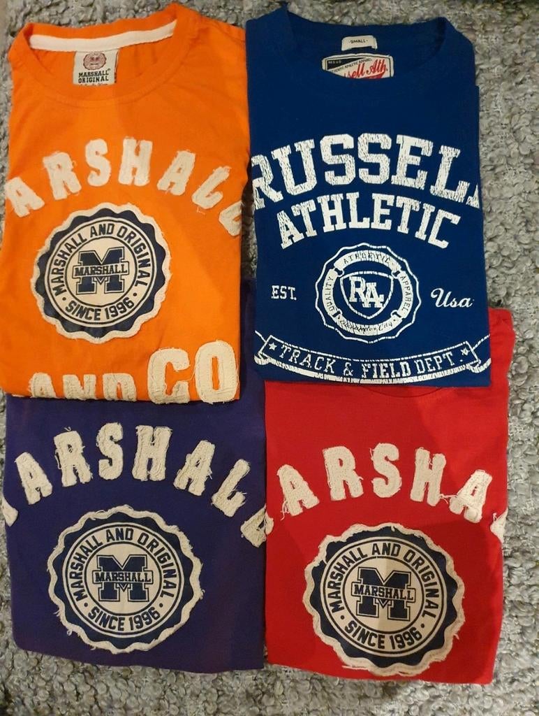 3 x Marshall 1 x Russel maat S nieuw, Ophalen of Verzenden, Nieuw, Maat 46 (S) of kleiner, Marshall