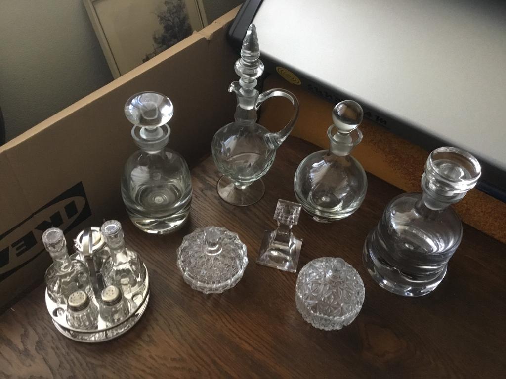 Karaffen. En ….bodje, Antiek en Kunst, Antiek | Glas en Kristal, Ophalen of Verzenden