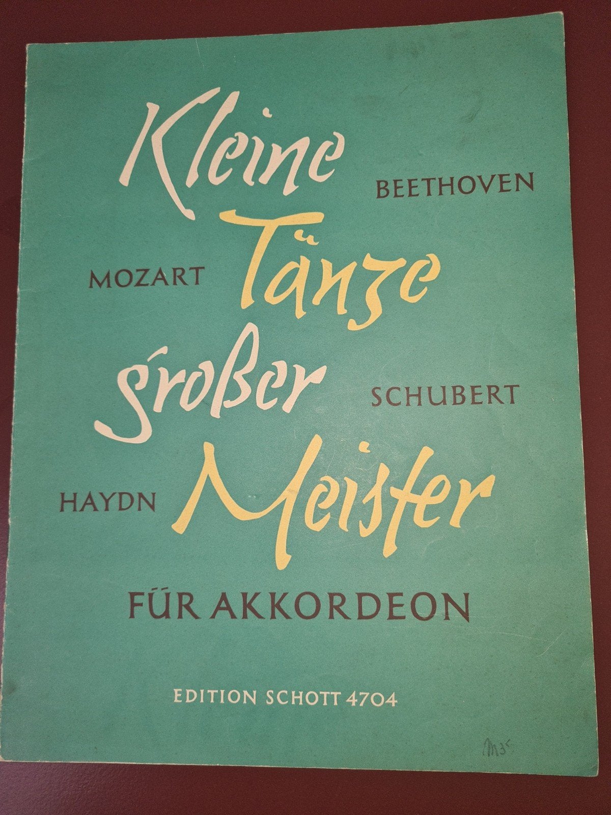 Kleine Tänze großer Meister - Bladmuziek voor Accordeon, Gebruikt, Klassiek, Ophalen of Verzenden, Thema