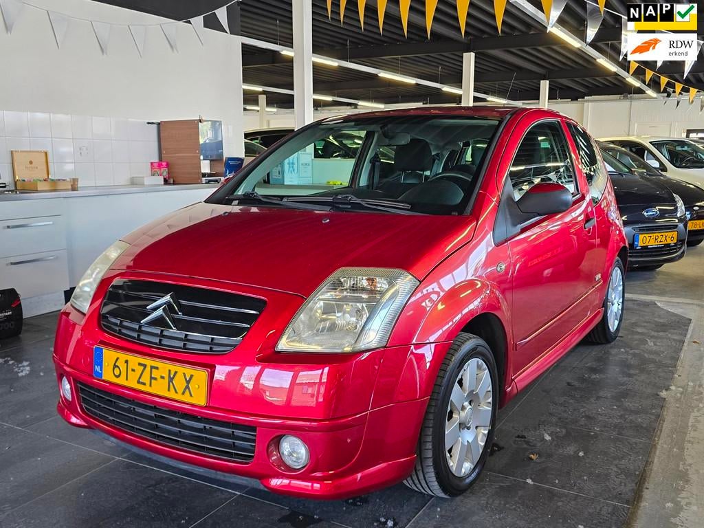 Citroen C2 1.4i VTR/AUTOMAAT/CRUISE/N.A.P/BOEKJES/, Auto's, Citroën, 970 kg, Zwart, 4 cilinders, Origineel Nederlands