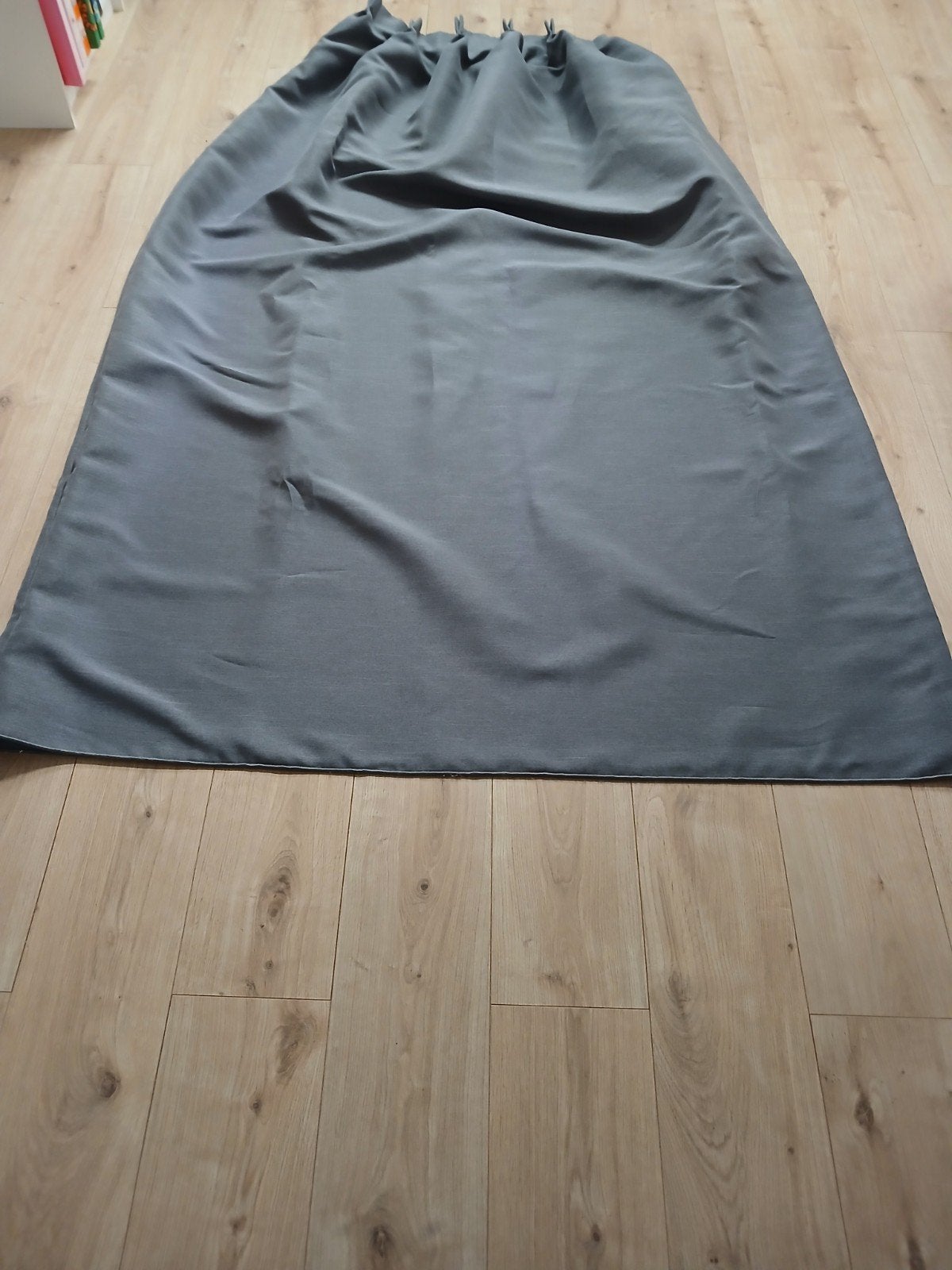 Grijs gordijn voor bij de voordeur, Ophalen of Verzenden, Grijs, Gordijn