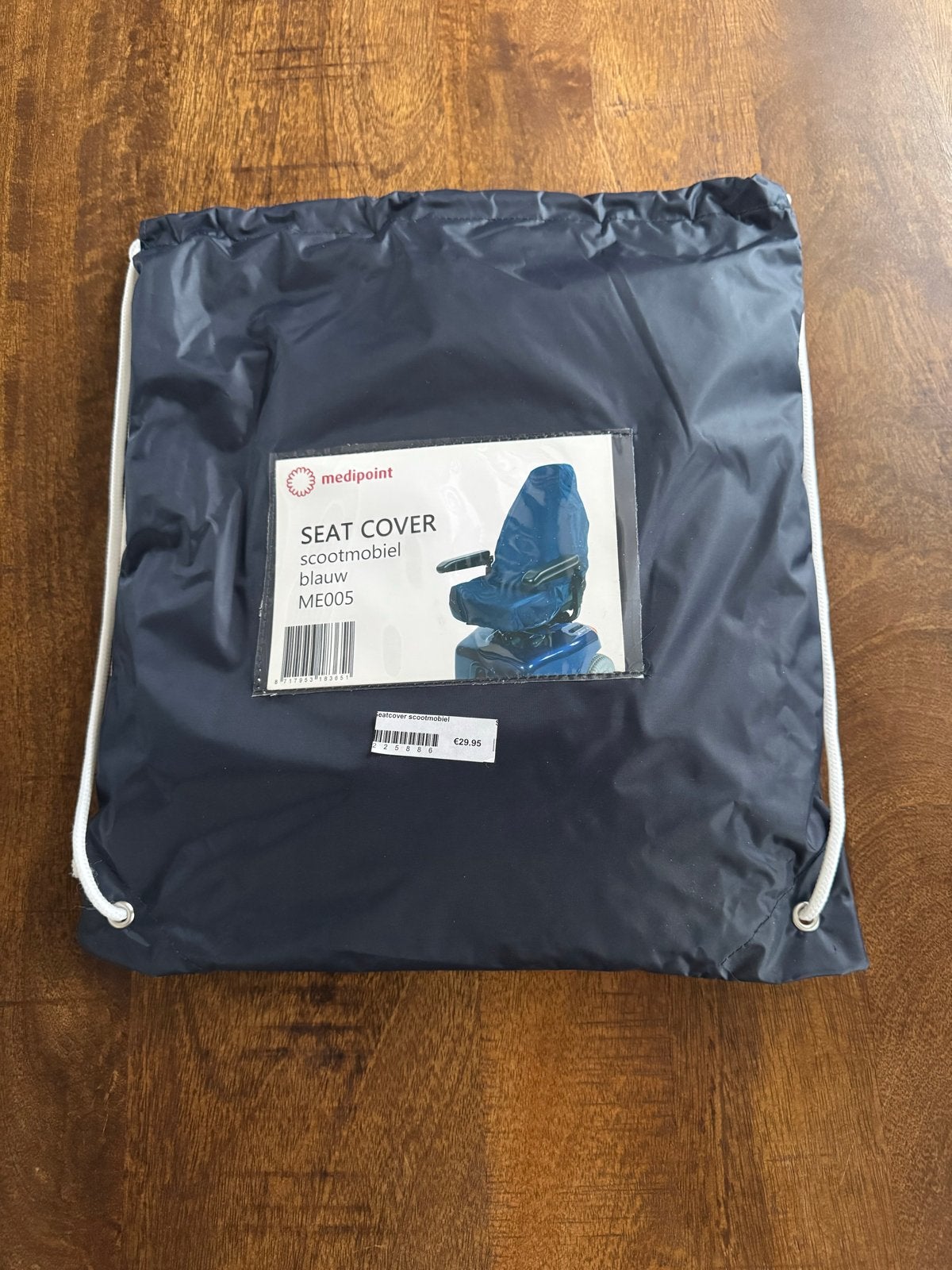 Nieuwe blauwe bescherm/regenhoes voor zitting scootmobiel, Ophalen of Verzenden, Nieuw