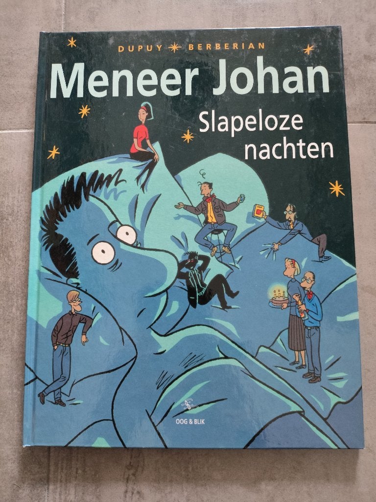Meneer Johan Slapeloze Nachten in nette staat, Eén stripboek, Ophalen of Verzenden, Zo goed als nieuw