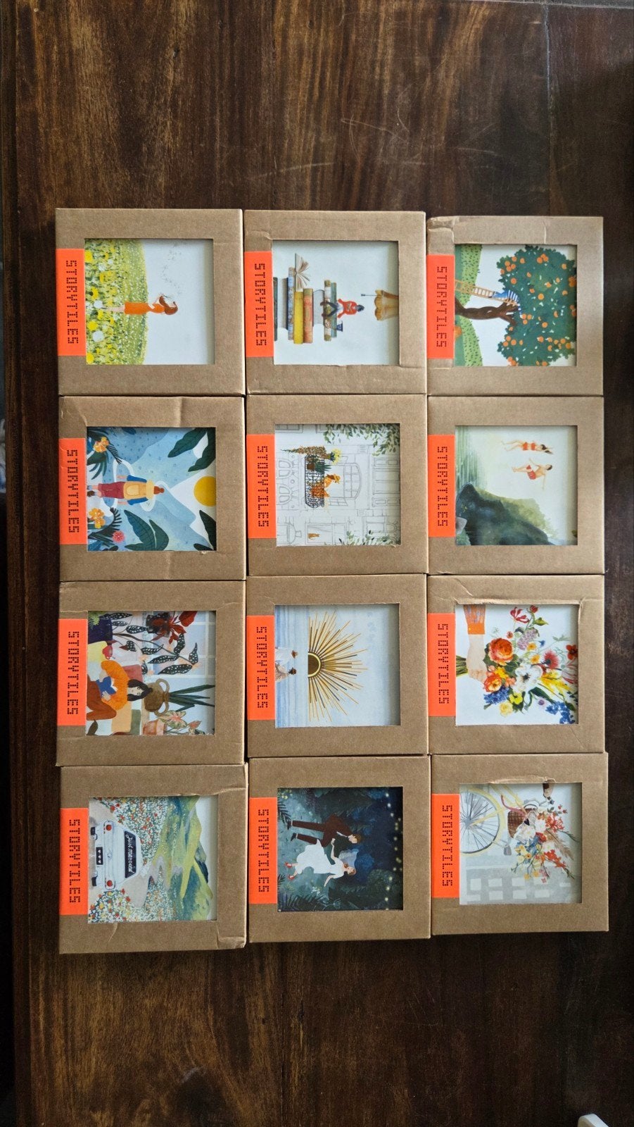 12 StoryTiles wandtegels - Diverse designs, 10x10cm, Huis en Inrichting, Woonaccessoires | Wanddecoraties, Meerkleurig, Nieuw