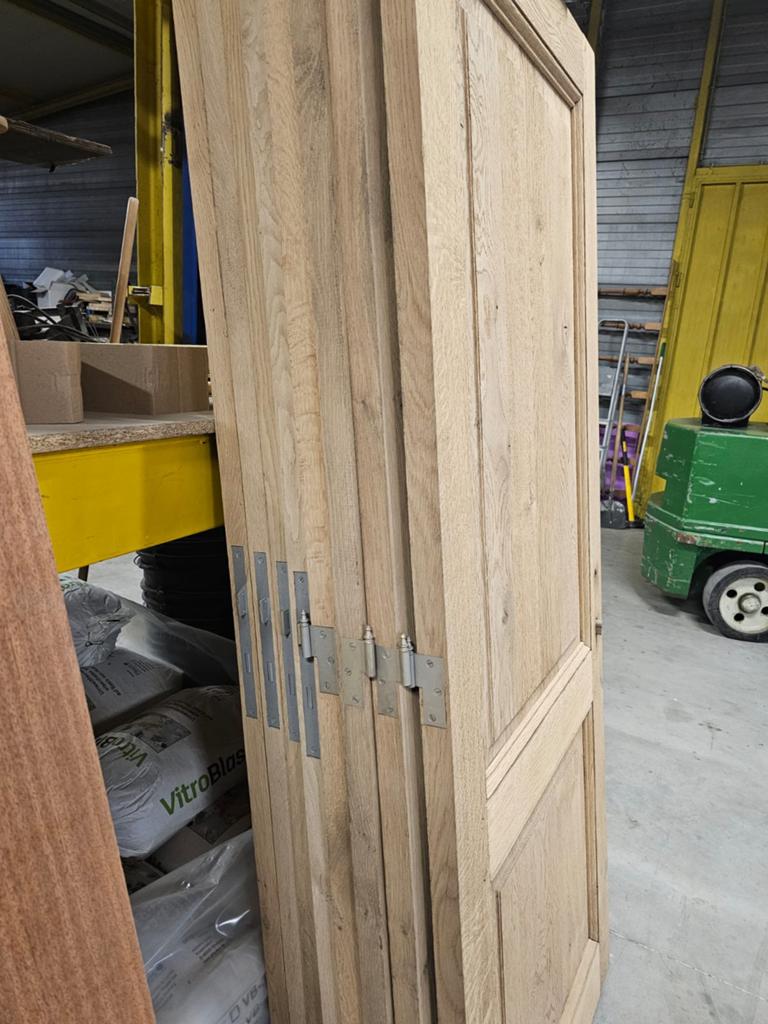 Eiken oude deuren / hout en pin verbinding, Doe-het-zelf en Verbouw, Deuren en Horren, Gebruikt, 80 tot 100 cm, Binnendeur, Ophalen of Verzenden