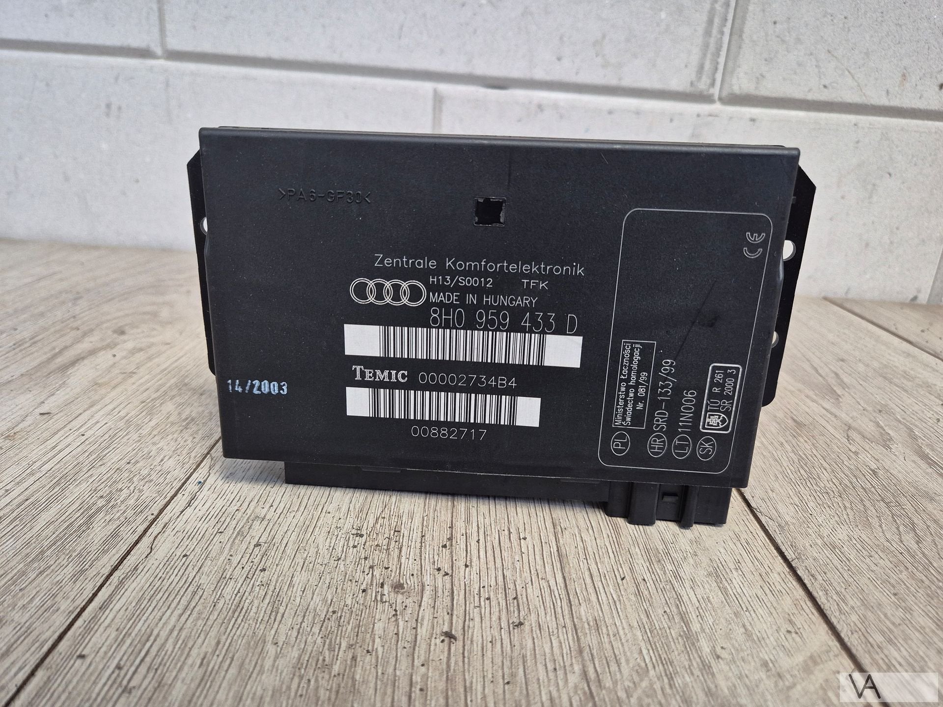 Comfort module / zekeringkast voor Audi A4 cabrio 8h0959433d, Auto-onderdelen, Gebruikt, -, -, -