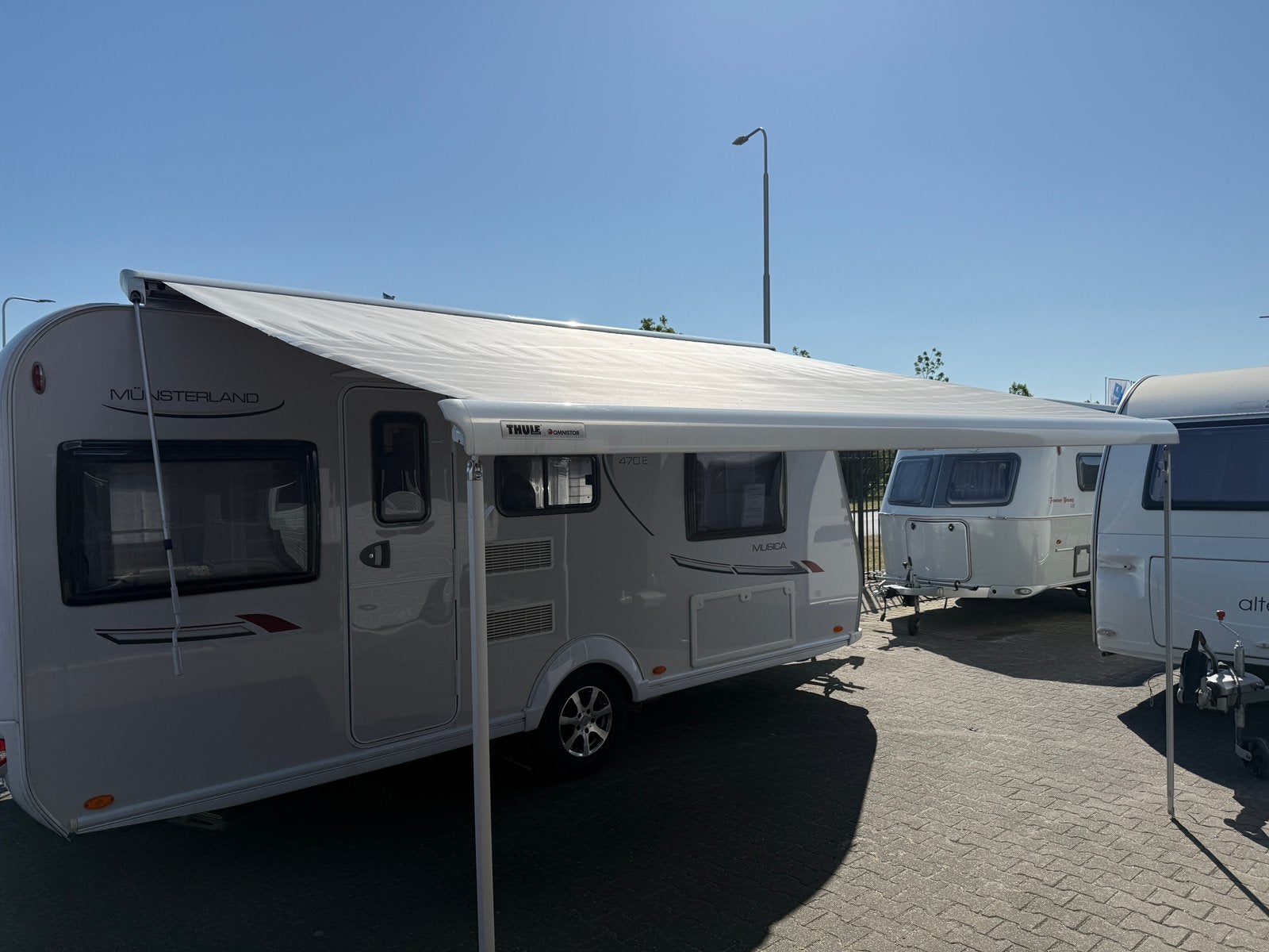 Thule dakluifel dak luifel thule 400cm lang, Ophalen, Gebruikt