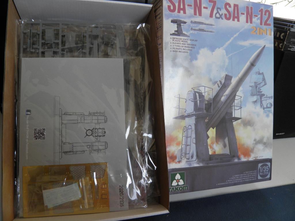 SA-N-7&SA-N-12 Schip Raket installatie van Takom 1/35, Overige merken, 1:32 tot 1:50, Overige typen, Nieuw