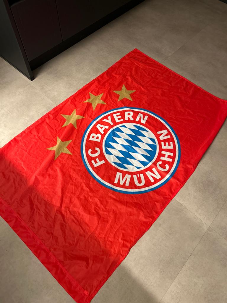 FC Bayern München Vlag - Voetbal Fan Item, Ophalen of Verzenden, Zo goed als nieuw