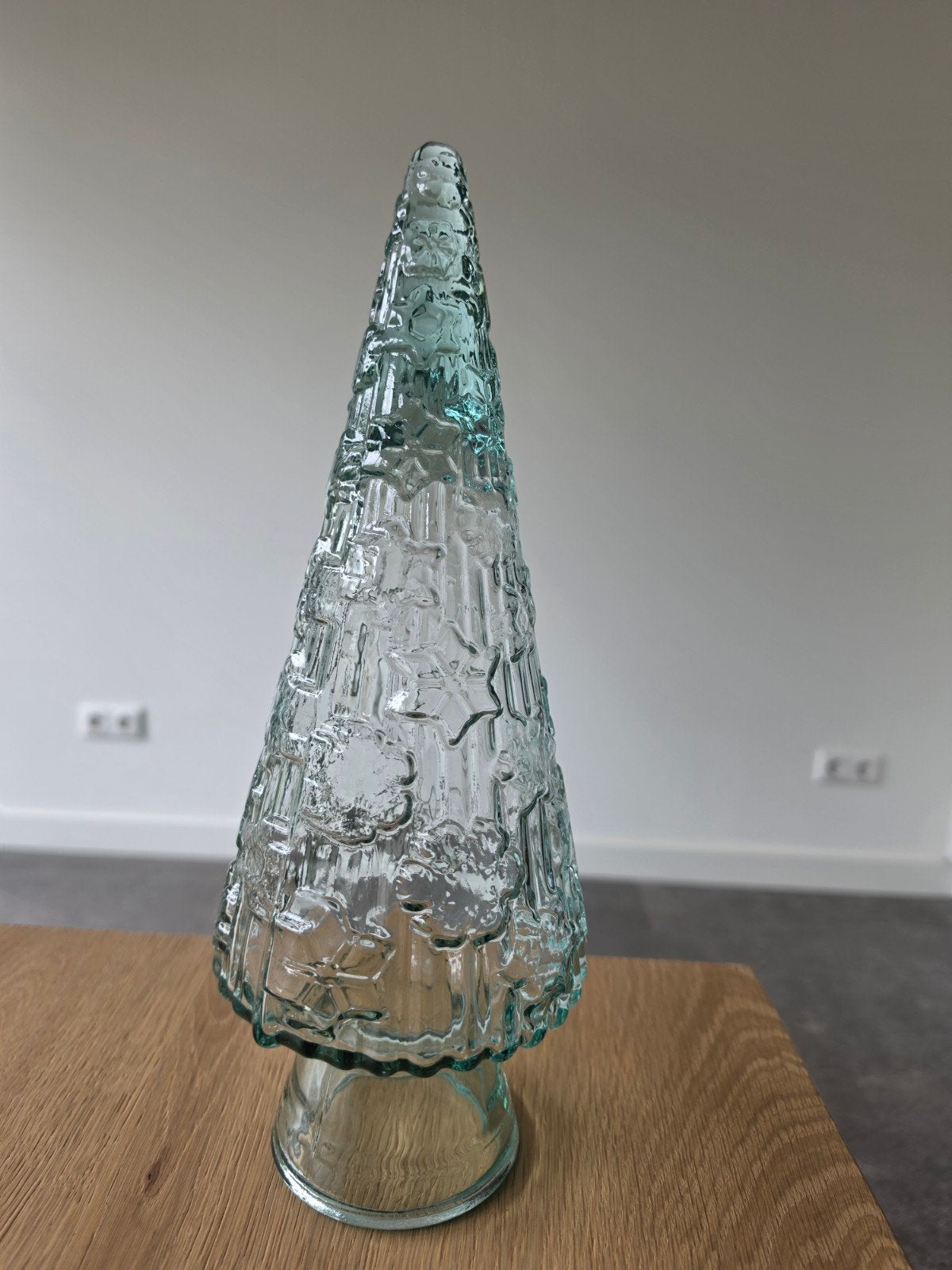 glazen kerstboom.teab groen, Diversen, Kerst, Ophalen of Verzenden, Nieuw