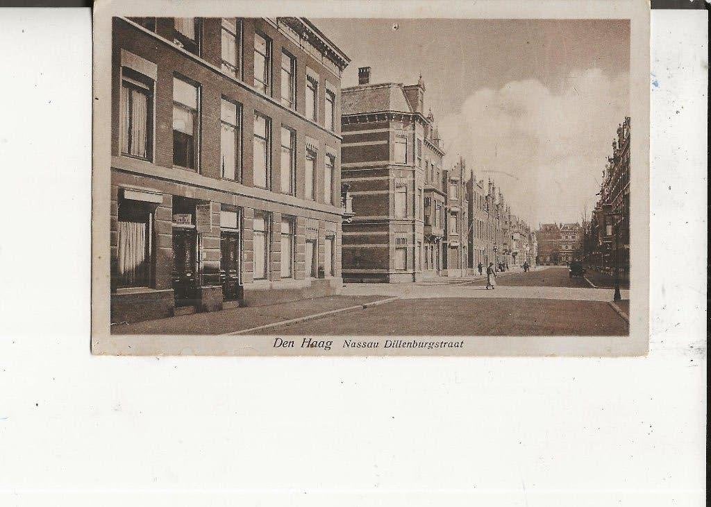 Den Haag Nassau Dillenburgstraat A Klitzsch 27-3-1928, Verzamelen, Ophalen of Verzenden, 1920 tot 1940, Gelopen, Zuid-Holland