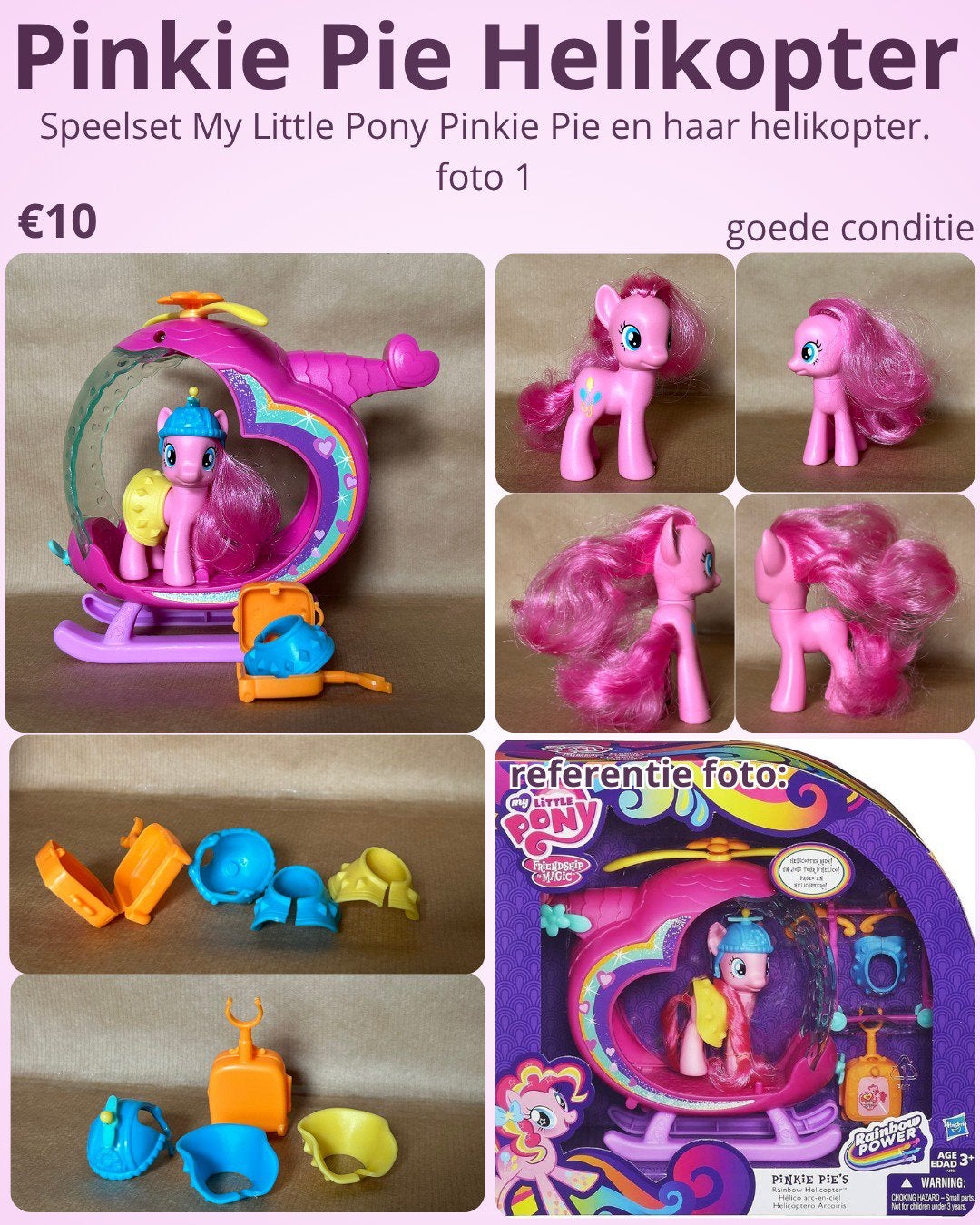 My Little Ponies, Kinderen en Baby's, Ophalen, Zo goed als nieuw
