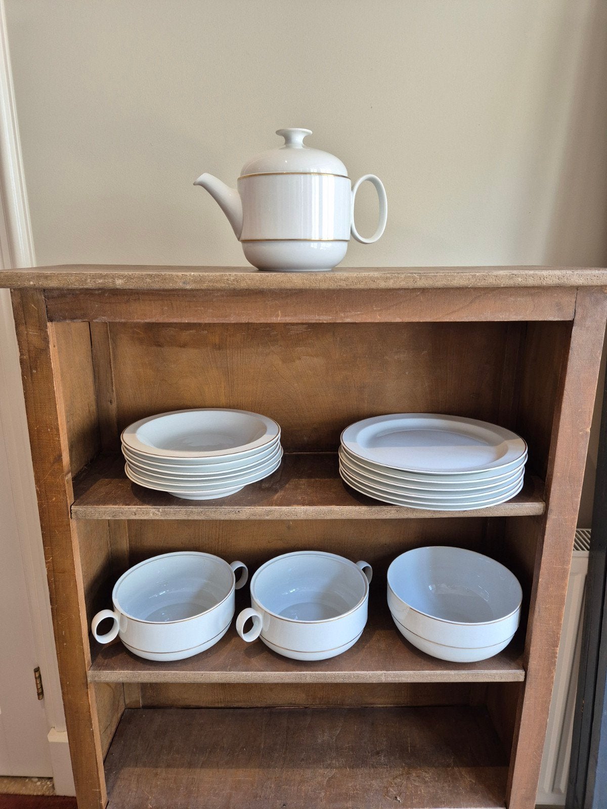 Wit servies, Ophalen, Porselein, Overige stijlen, Bord(en)