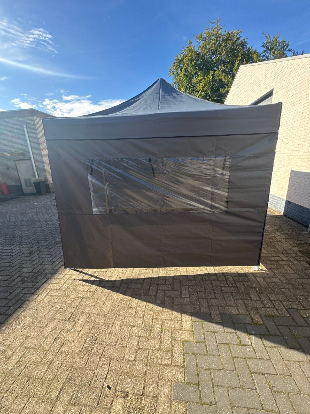 Foto 10 van Partytent 3x3m Grijs – 40mm Hex Frame + Zijwanden