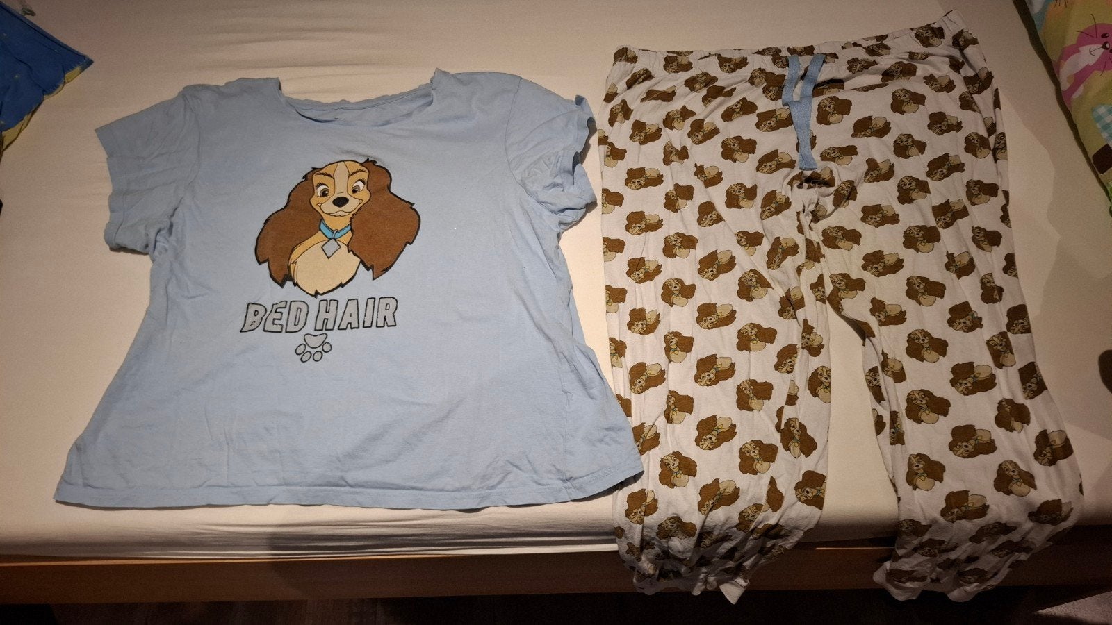 Disney Lady and the Tramp Pyjama maat 46-48, Primark, Ophalen of Verzenden, Gedragen, Maat 46/48 (XL) of groter