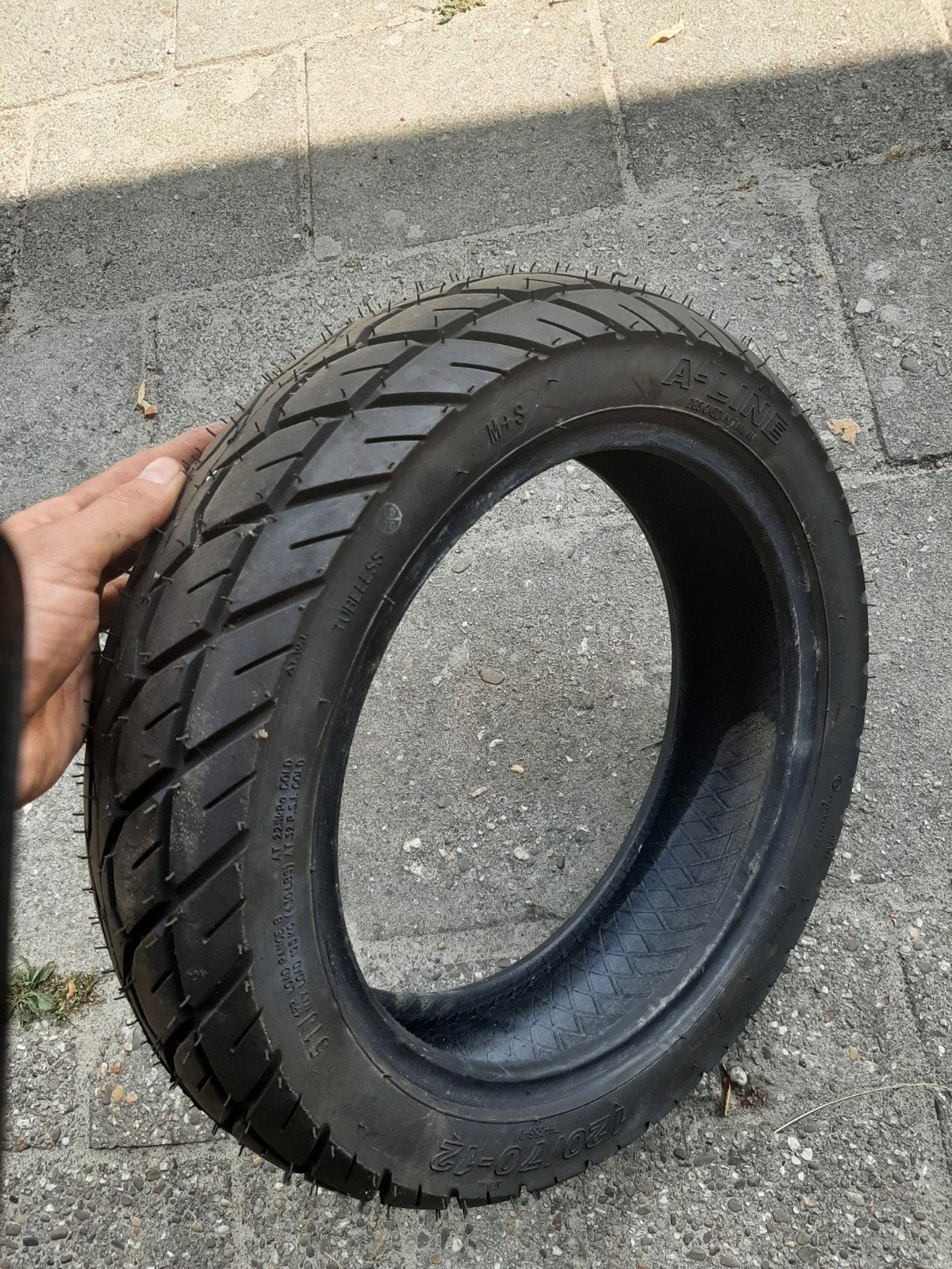 Nieuwe  scooter achterband 120/70-12, Fietsen en Brommers, Ophalen of Verzenden, Nieuw, Overige typen, Overige merken