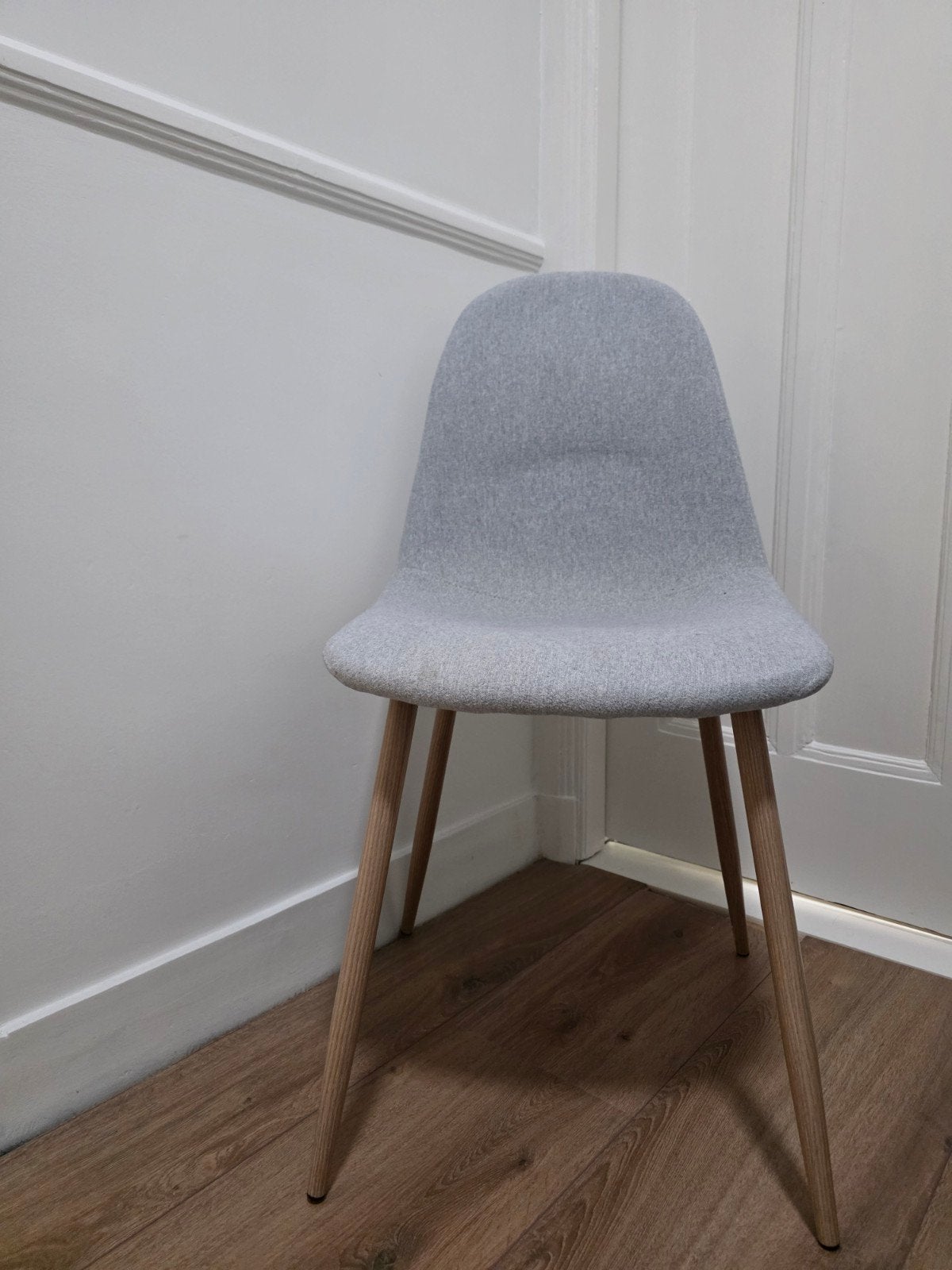 eetkamerstoelen 3x, Ophalen, Gebruikt, Drie, Blauw