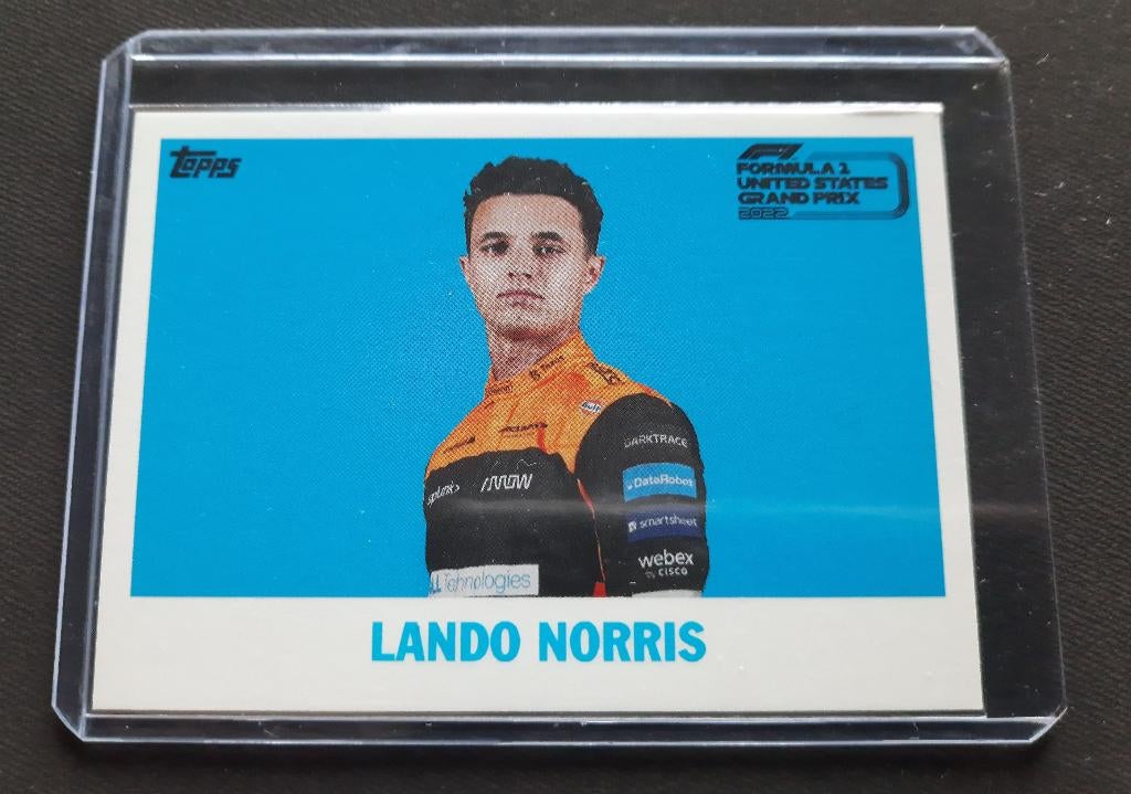Lando Norris Topps F1 kaart USA Grand Prix 2022 Zeldzaam, Ophalen of Verzenden, Nieuw, Plaatje