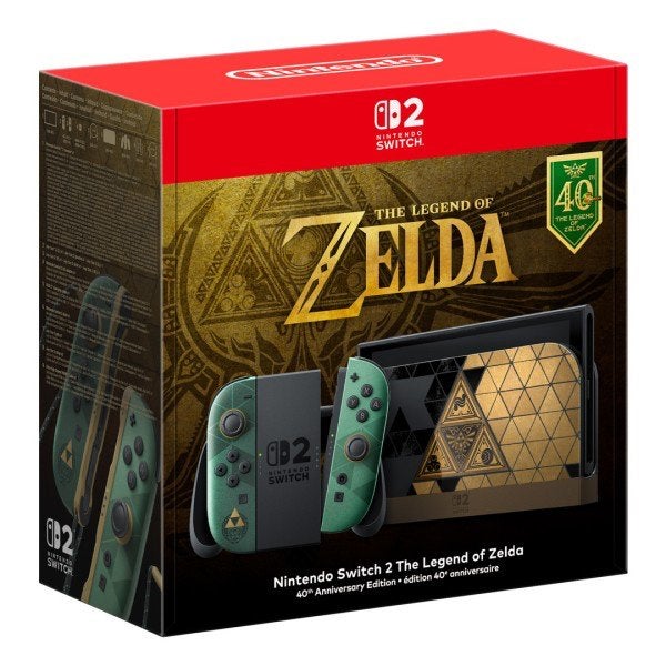 Nintendo Zelda 40th Anniversary Switch 2 + Controller + Game, Met games, Met 2 controllers, Nieuw, Switch OLED