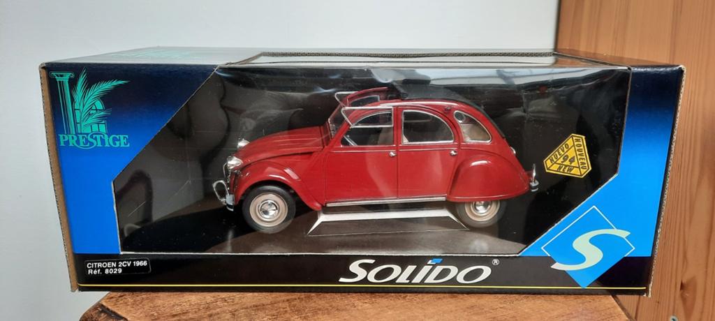 Solido Prestige Citroën 2CV 1966 Modelauto - Nieuw in Doos, Hobby en Vrije tijd, Modelauto's | 1:18, Ophalen of Verzenden, Nieuw