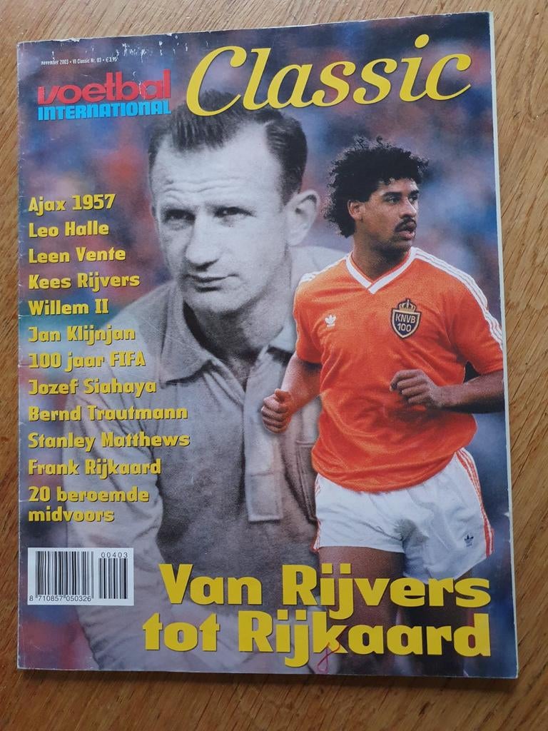 Voetbal international Classic, Gelezen, Balsport, Johan Derksen, Ophalen of Verzenden