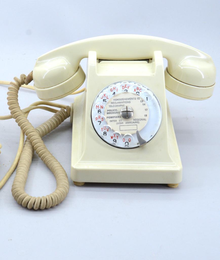 Wit bakelieten telefoon 1958 +extra: bellen, 2e luidspreker, Telecommunicatie, Vaste telefoons | Niet Draadloos, Ophalen of Verzenden