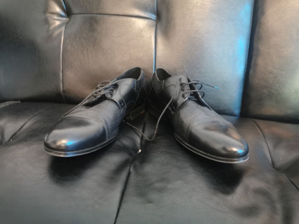 Leren schoenen Lloyd, Zwart, Ophalen of Verzenden, Zo goed als nieuw, Veterschoenen