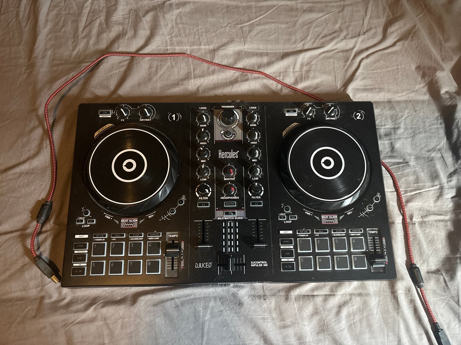 Hercules DJControl Inpulse 300 DJ-set - Zo goed als nieuw, Muziek en Instrumenten, Dj-sets en Draaitafels, Ophalen of Verzenden