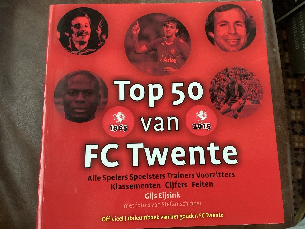 Top 50 van FC Twente - Jubileumboek 1965-2015, Ophalen of Verzenden, Zo goed als nieuw, Gijs Eijsink, Balsport