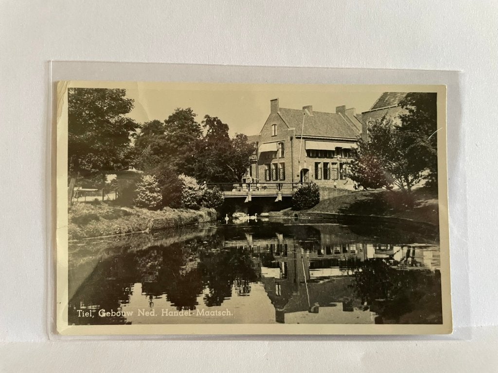 Tiel - Gebouw Ned. Handel Maatsch., Verzenden, 1940 tot 1960, Gelopen, Gelderland