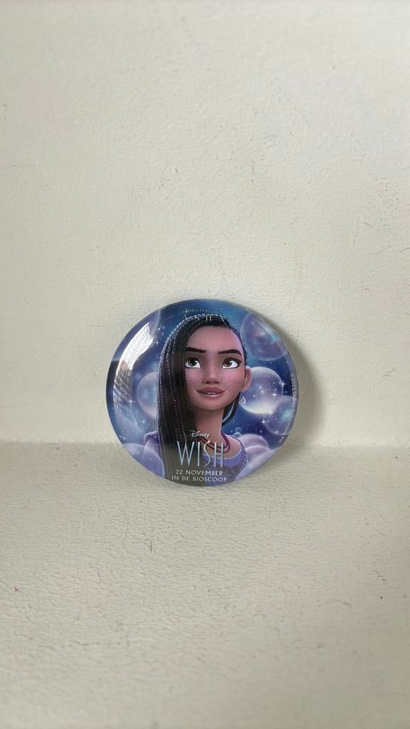 Wish Disney Button, Ophalen of Verzenden, Zo goed als nieuw, Overige onderwerpen