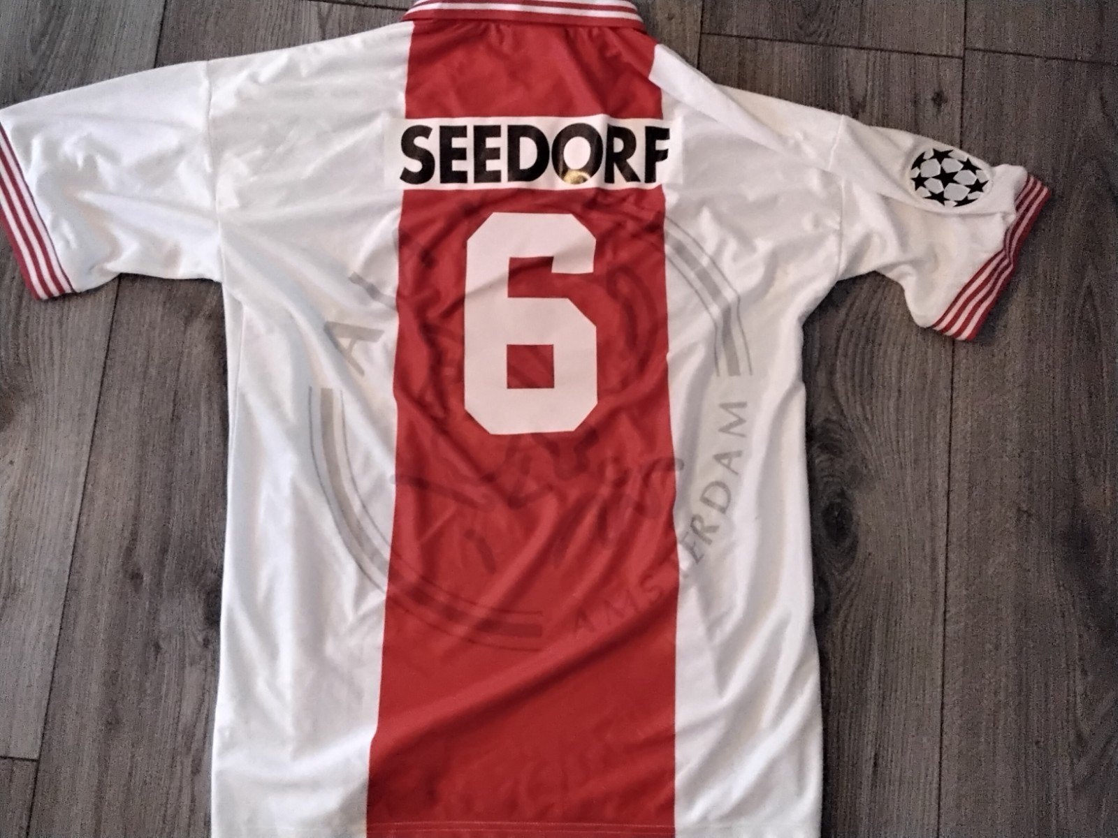 ajax thuisshirt 95-96 bedrukking seedorf, Maat XL, Ophalen of Verzenden, Nieuw, Shirt