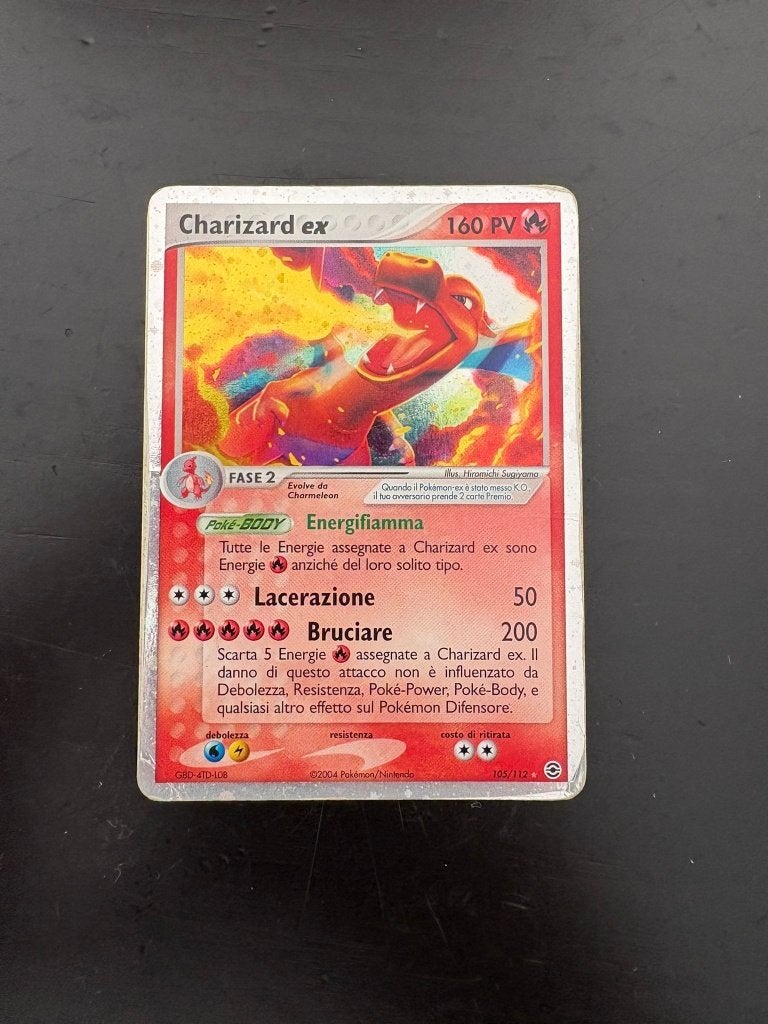 Te koop: Pokémon Charizard ex kaart (2004 – Vintage), Ophalen of Verzenden, Gebruikt, Losse kaart