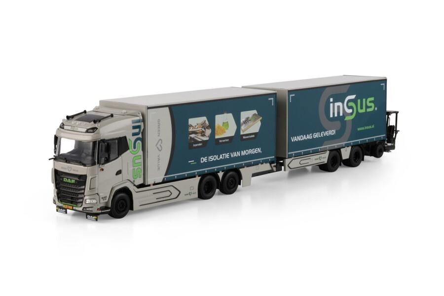 WSI DAF XG   RIGED SCHUIF ZEIL COMBI MET FORKLIFT  INSUS B.V, Ophalen of Verzenden, Nieuw, Bus of Vrachtwagen, Wsi