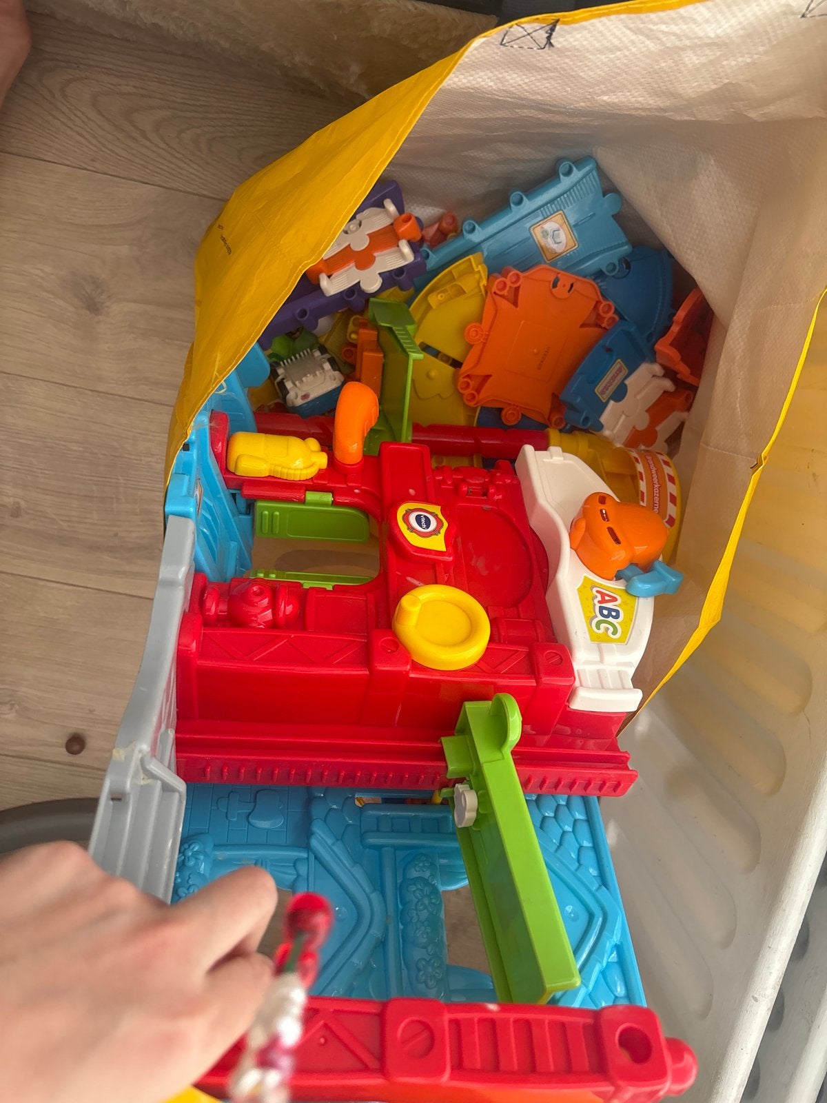 Tas met VTech Toet Toet Auto's en onderdelen, Kinderen en Baby's, Speelgoed | Overig, Ophalen of Verzenden, Gebruikt, Jongen of Meisje