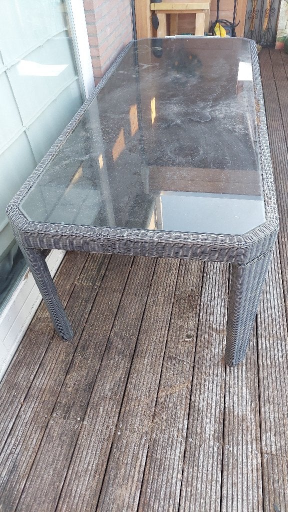 Grote tuintafel 1x3m, Tuin en Terras, Ophalen, Zo goed als nieuw, Rechthoekig, Kunststof