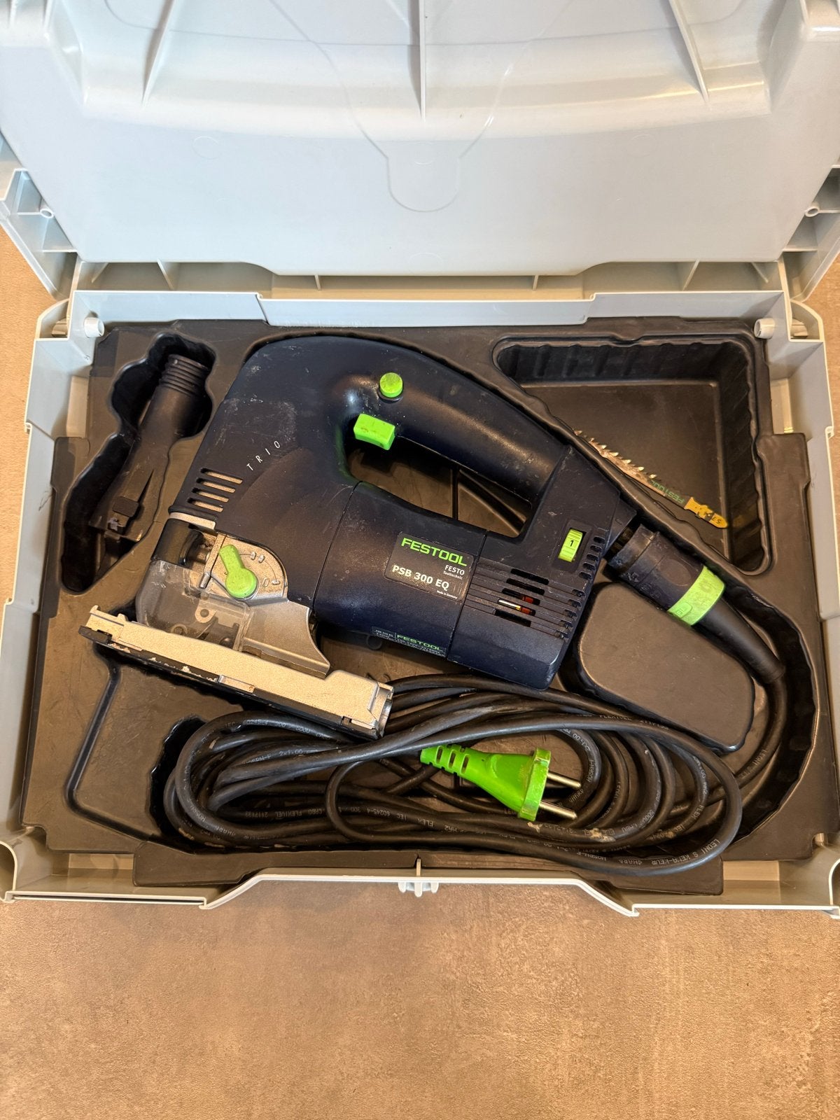 Festool Decoupeerzaag PSB 300 EQ in Systainer, Gebruikt, Decoupeerzaag, Ophalen of Verzenden, 30 tot 70 mm