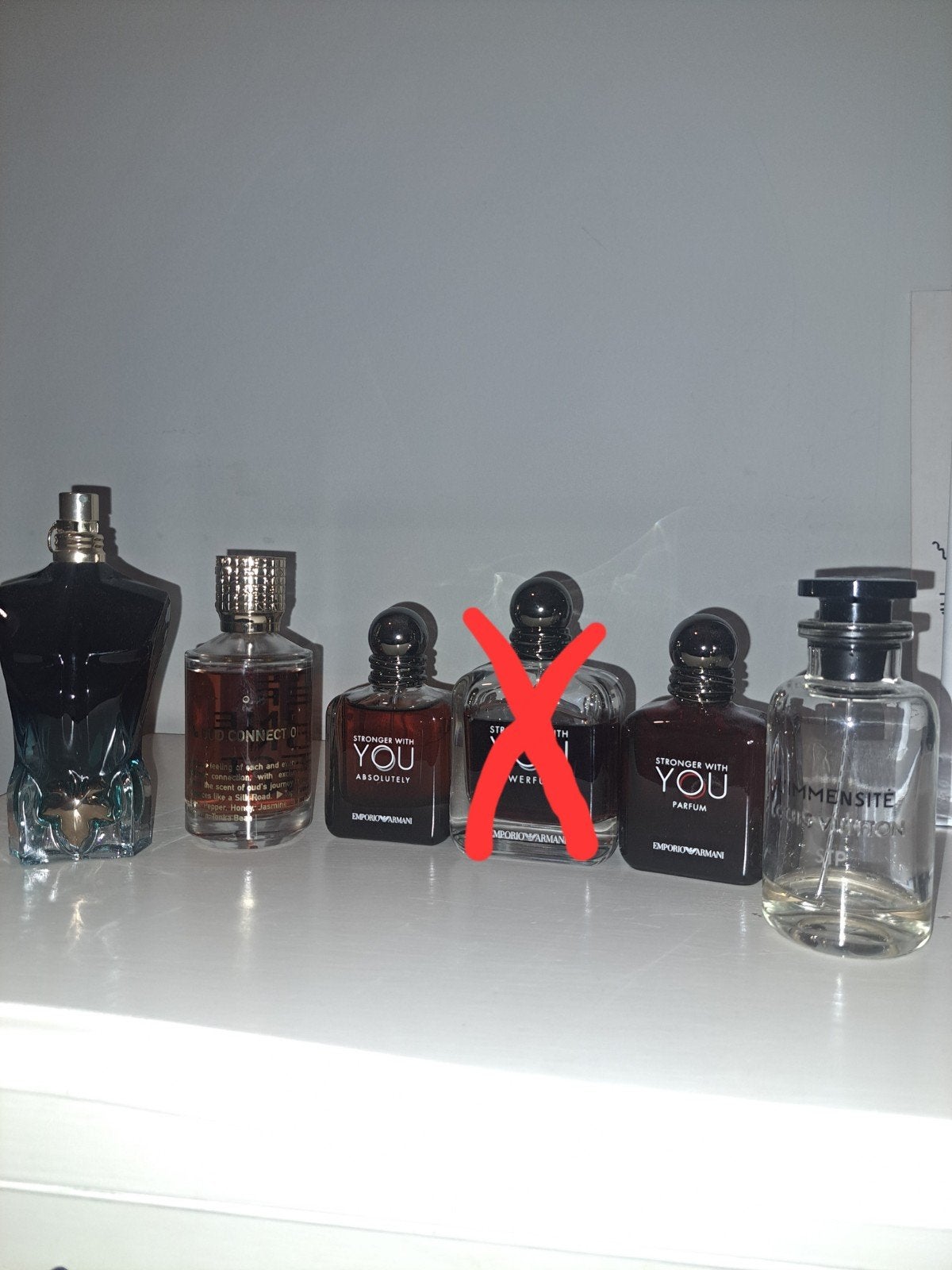 Parfum Collectie JPG Armani LV TPC Verzameling, Ophalen of Verzenden, Zo goed als nieuw, Parfumfles
