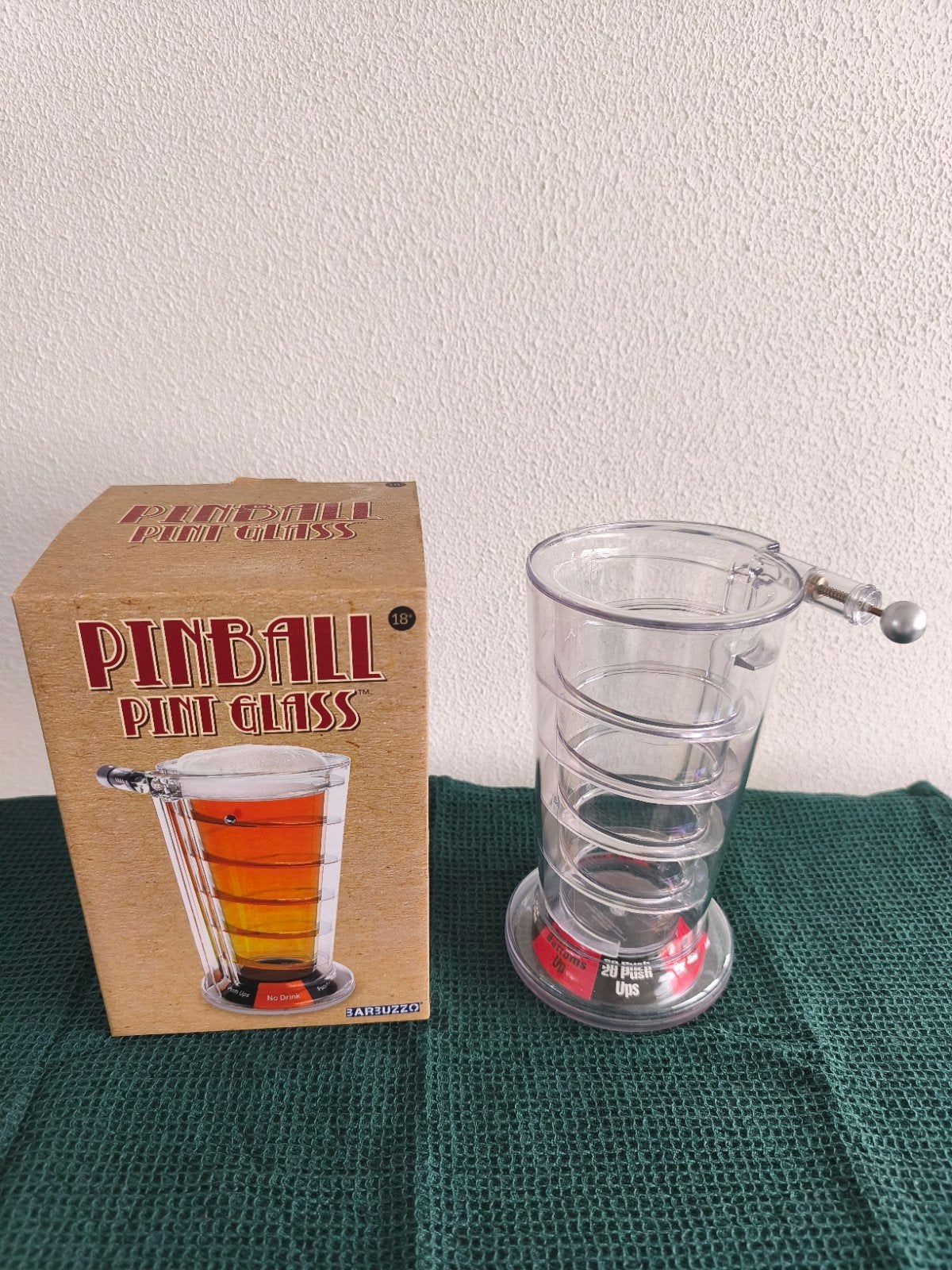Pinball Pint Glass Drinking Game | With Box, Ophalen of Verzenden, Overige typen