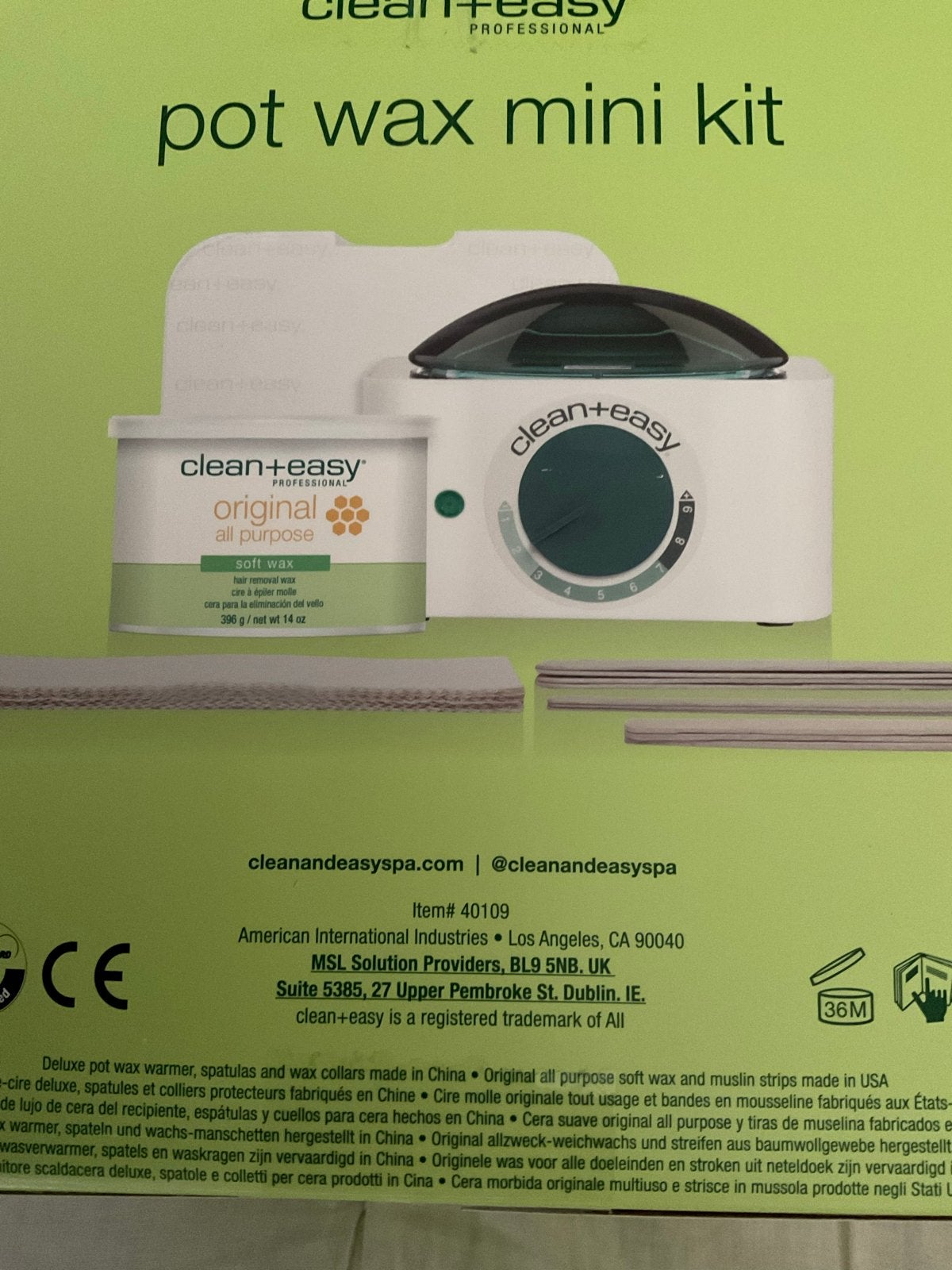 Nieuw Clean+Easy Pot Wax Mini Kit - Ontharingsset, Ophalen of Verzenden, Nieuw, Overige typen