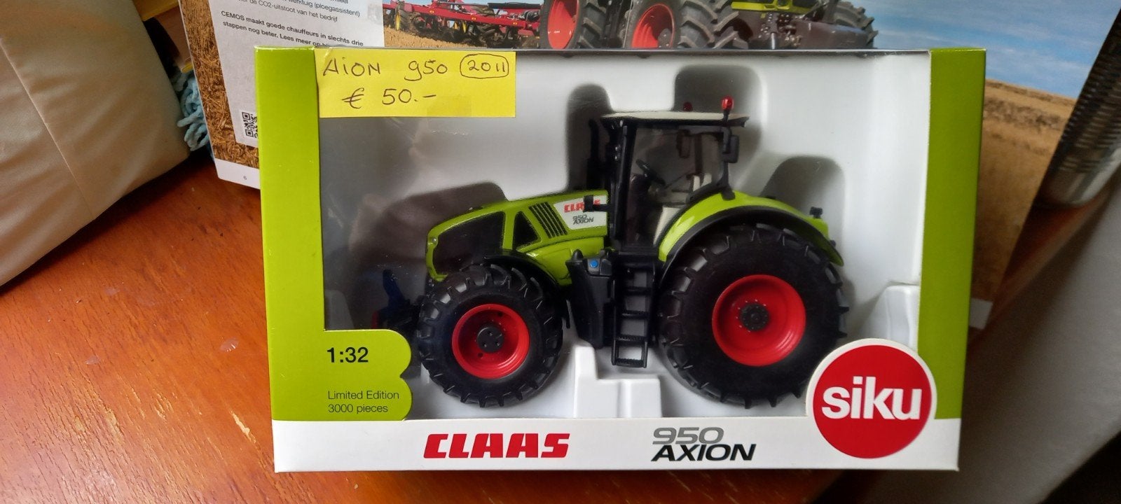 Claas AXION 950 MODEL, Ophalen of Verzenden, Nieuw, Tractor of Landbouw, SIKU