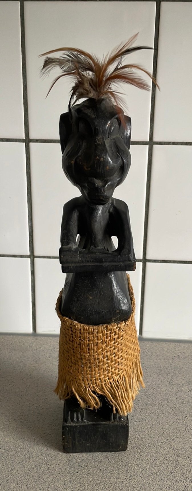 Prachtig Afrikaans vruchtbaarheidsbeeld hout Afrika beeld, Antiek en Kunst, Ophalen of Verzenden