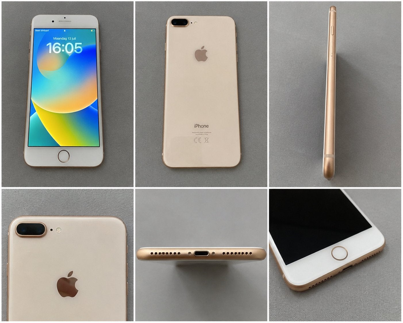 iPhone 8 Plus Goud 64GB - Zeer nette staat, Telecommunicatie, Mobiele telefoons | Apple iPhone, IPhone 8 Plus, Verzenden, Zo goed als nieuw