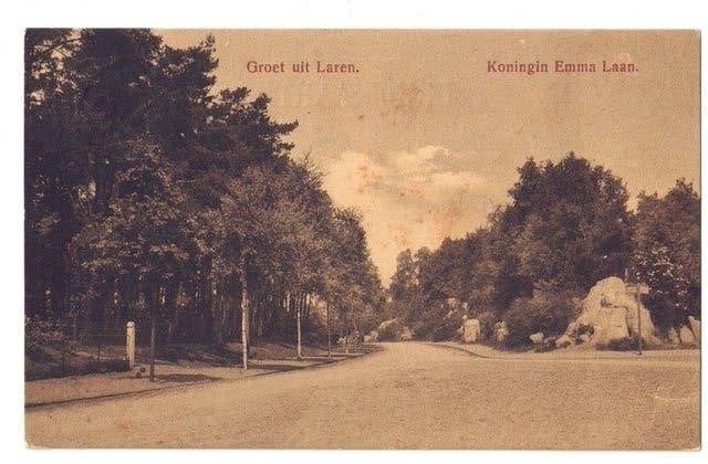Blaricum / Laren - Koningin Emma Laan (1915), Verzenden, Voor 1920, Gelopen, Noord-Holland