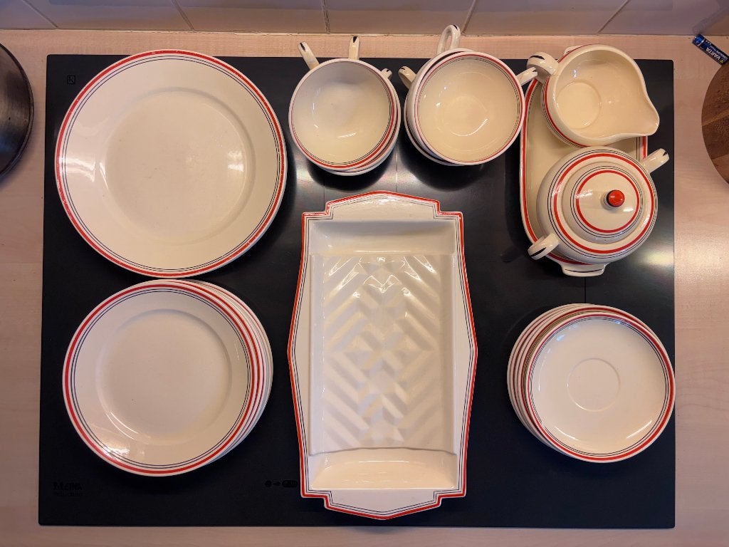 Edmond Bellefroid Maastrichts Art Deco servies, Ophalen